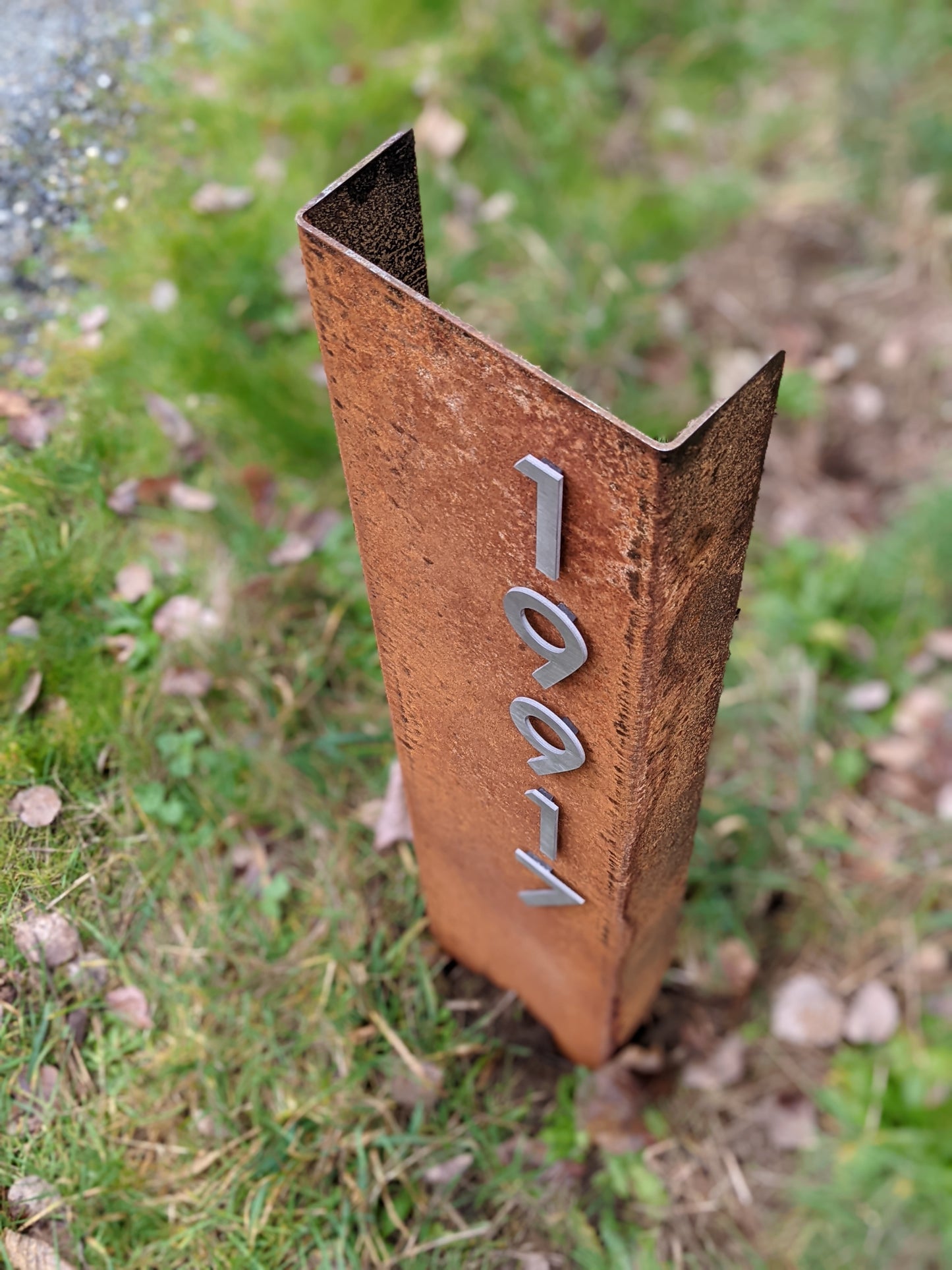 Vertical Address Sign