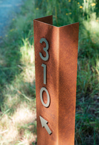 Vertical Address Sign