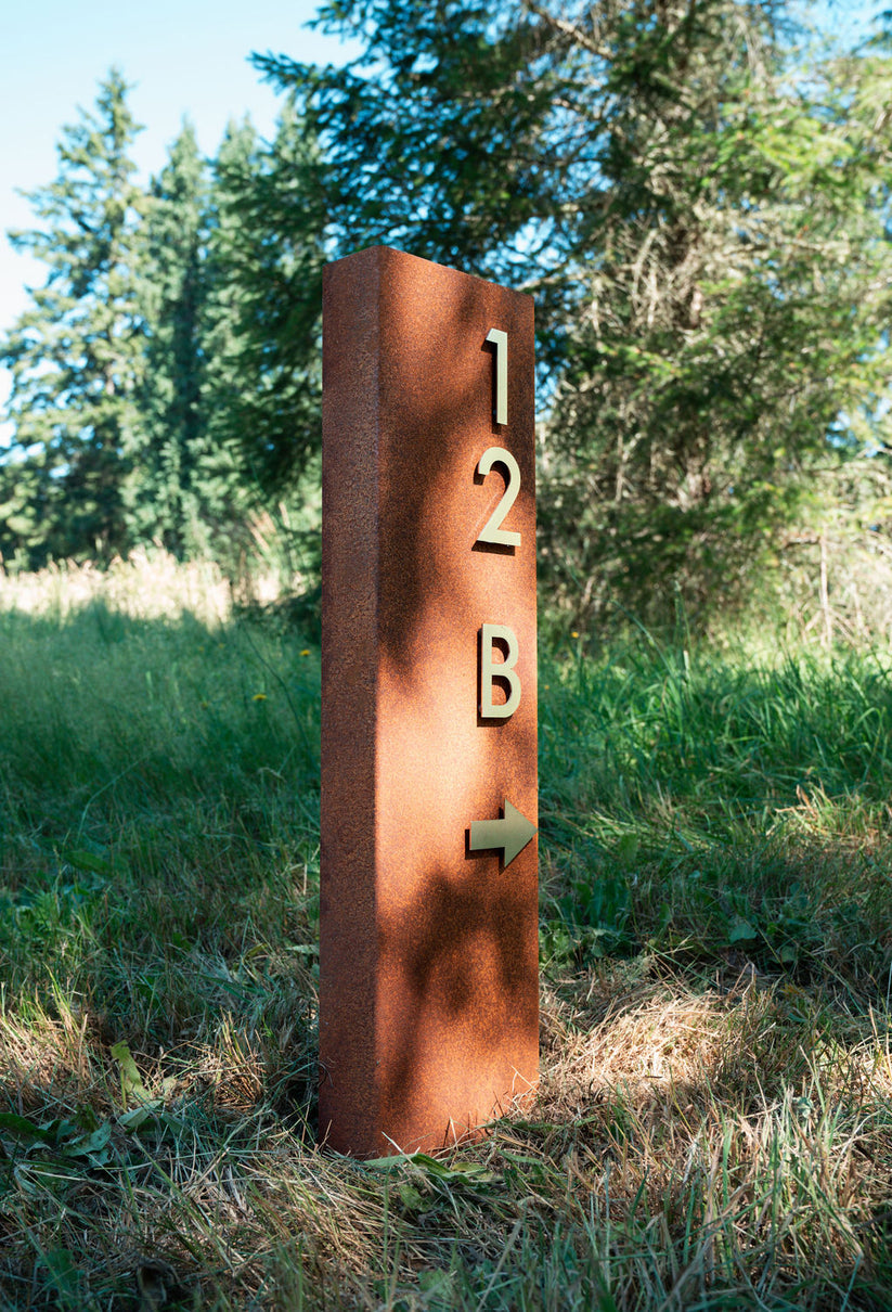 2- Way Driveway Address Sign – Meadow Creature