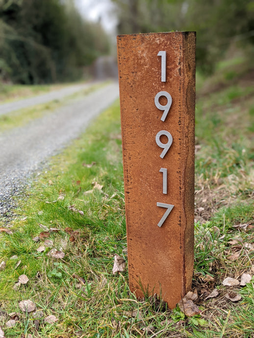 Driveway Address Sign